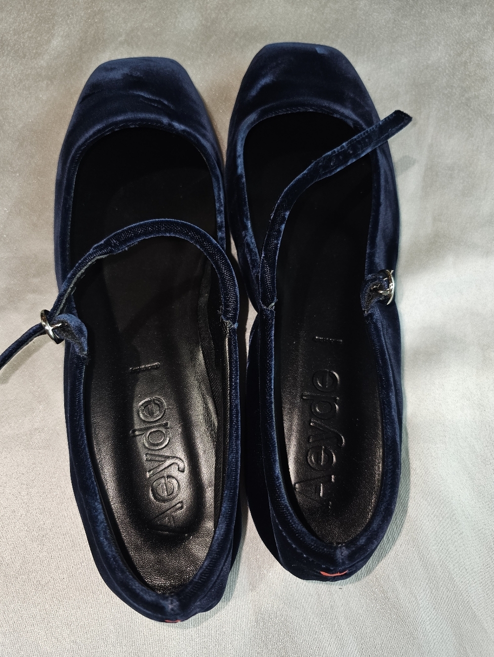 AEYDE Uma Velvet Mary Jane Ballet Flats Sz IT40/US10 - Picture 10 of 11